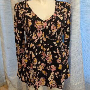 Smocked floral blouse by Torrid - size 00 (10)
